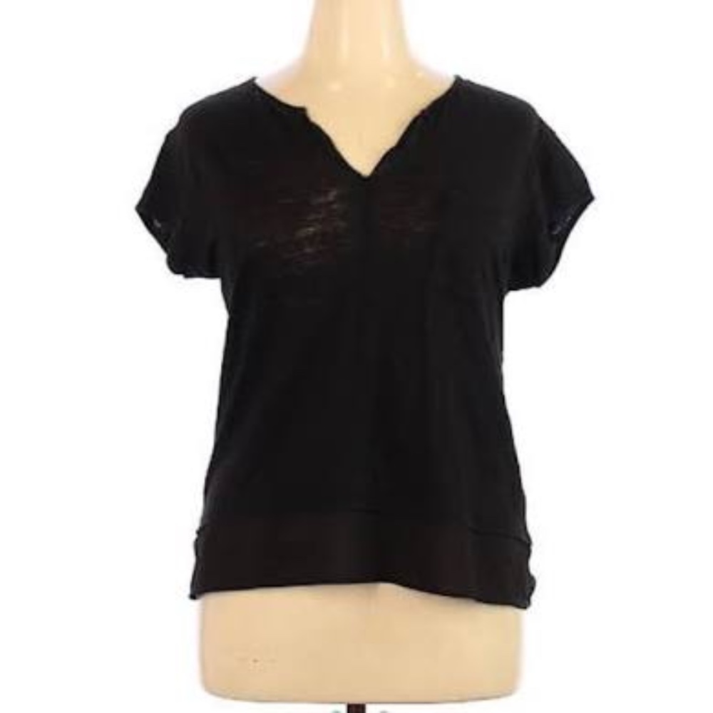 Sanctuary Black V-Neck Shirt